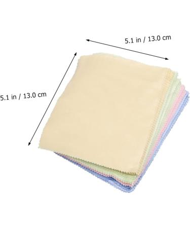 FOMIYES 100pcs Cloth Camera Lens Wipes - Eyeglass Phone & Screen Cleaning Wipes - Random Colors 13x13cm - Perfect for Eyewear Care & Photography - Buy Online on GoSupps.com