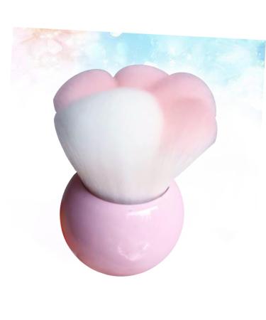 Angoily Portable Makeup Blush Brush - Professional Travel Brush for Women | Soft Pink Fur Foundation Tool - Buy Online on GoSupps.com