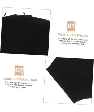 Uonlytech 6pcs Hair Dryer Travel Bag Hair Tools Cover Curler Curling Flannel Hair Accessories Travel Case - Buy Online on GoSupps.com