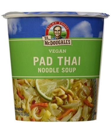 Dr. McDougall's Vegan Pad Thai Noodle Soup Big Cup - Case of 6 - 2 oz.