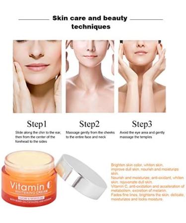 Cr me claircissante pour la peau cr me la vitamine C cr me claircissante pour le corps du visage taches sombres taches d' ge Anti- ge Anti-rides hydratant 50g - Buy Online on GoSupps.com