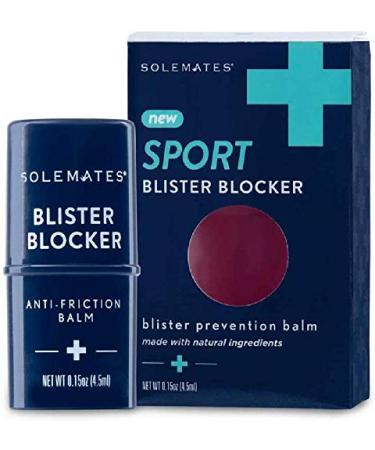 Solemates Anti Friction Balm - Blister Blocker  Natural, Unscented, Long Lasting Chafing Relief  Cruelty Free  Sport  Hypoallergenic Pack of 1 Sport