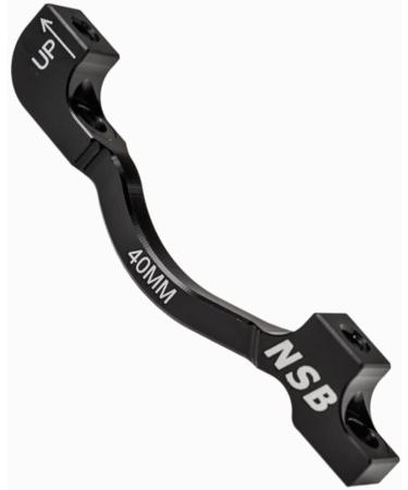 North Shore Billet Brake Adaptor +40mm 200mm Post Mount to 200mm Rotor - Black - Buy Online on GoSupps.com