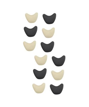 FOMIYES 12 Pairs Toe Infilled Pad Shoe Heel Inserts High Heel Socks for Women Womens Insoles Shoe Insole Womens Pumps Big Shoes High Heel Toe Pad Knitted Cloth Adjust Protective Shoes