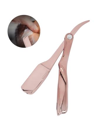 Men's Rose Gold Rasier Knife with Blade Holder | Professional Hairdresser Tool | Premium Quality Grooming for Men | Time-Saving & Versatile - Buy Online on GoSupps.com