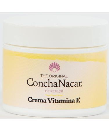 Concha Nacar Crema Hidratante - Vitamina E Con Manzanilla Para La Cara  Vitamin E Moisturizing Face Cream With Chamomile  2 oz (Pack of 1)