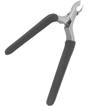 Stainless Steel Cuticle Cutter Nail Clipper Cuticle Cutter Professional Cuticle Trimmer Dead Skin Remover with Slip Resistant Handle for Precise Nail Care (Black) - Buy Online on GoSupps.com
