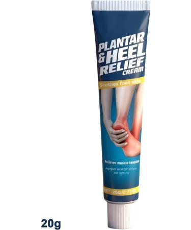  Generisch Foot Cream - 20g - Fast-absorbing moisturizing cream for knees - Heel relief cream - For soles of the feet swelling legs lower back shoulders - Buy Online on GoSupps.com