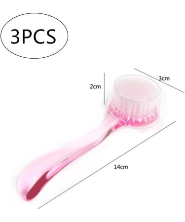 3 Pcs Nsil Brush Long Handle Nail Manicure Dust Brush Remover Cleaner Acrylic Gel Clean Brush Nail Arts Dust Cleaner Brush for Nail Arts (Random Color) - Buy Online on GoSupps.com
