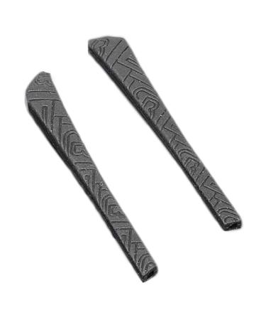 Viorno glasses band glasses band 2 pairs of black glasses of silicone square spare hole for glasses legs made of thin metal