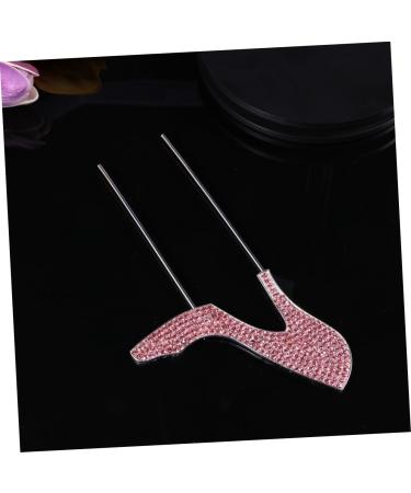 BESTonZON 1pc rhinestone headpiece capacillos para cupcake bridal headpiece rhinestone cake picks cupcake topper food decoration supplies bride pearl hair accessories As Shown medium - Buy Online on GoSupps.com