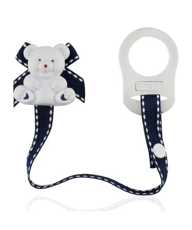 Baby Buddy Universal Pacifier Holder Clip - Sage with White Stitch | Silicone Ring Attachment | for Babies 4 Months+ | Toddler Boys & Girls - Buy Online on GoSupps.com