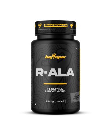 BigMan | R-ALA | R-ALPHA LIPOIC ACID 60 CAP | Puissant antioxydant cellulaire | Acide Alpha Lipo que | Soutien la recomposition corporelle