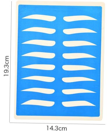 Balacoo Eyebrow Practice Skin 5 Sheets Eyebrow Microblading Skin Eyebrow Training Skin Matte Practice Skin Microblading Supplies - Buy Online on GoSupps.com