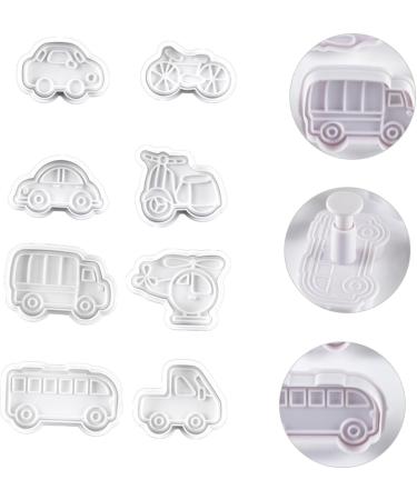Alipis 16 Pcs Vehicle Biscuit Mold Complementary Food Accessories 7X4X0.5CMx2pcs Assorted Colorx2pcs - Buy Online on GoSupps.com