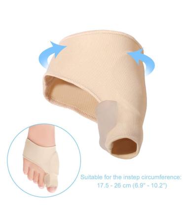 BIOAK 2 Pair Bunion Pads with Gel Pad Brace Toe Separator for Men - Pain Relief and Comfort Guaranteed - Buy Online on GoSupps.com