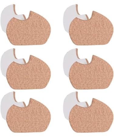 Protective Breathable Felt Forefoot Pads - 6 Pairs Adhesive Metatarsal Inserts for High Heels & Callus Relief - Buy Online on GoSupps.com