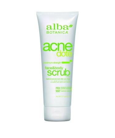 Alba Botanica Acne Dote Face & Body Scrub Oil-Free 8 oz (227 g)