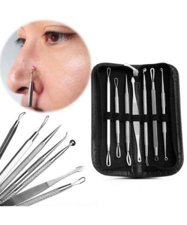 Stainless Steel Blackhead & Acne Remover Kit - Skin Care Extractor Tool - Buy Online on GoSupps.com