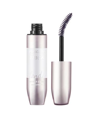 4D Fiber Lash Mascara | Voluminous Makeup Lash Mascara for Makeup Lovers - Elastic Brush Head Make Lashes Look Thick and Long for Mother Wife Girlfriend Black