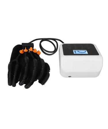Finger Rehabilitation Robot Gloves Comfortable Fitting Joint Stretching Hand Wrist Rehabilitation Robot for Uncontrollable Grasping for Left Hand (M)