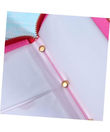 Ipetboom Stamp Plate Organizer Nail Print Stencil Card Holder Printing Deck Purse Holder Stand 16x12cm Rosy - Buy Online on GoSupps.com