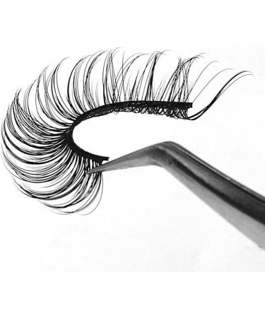 Strip Lashes False Lashes Thin Light Weight Natural Look Clear Band Wispy Faux Mink Russian Strip Lashes D Curl 3D Crisscross Multi-Layers False Fake Eyelashes - Buy Online on GoSupps.com