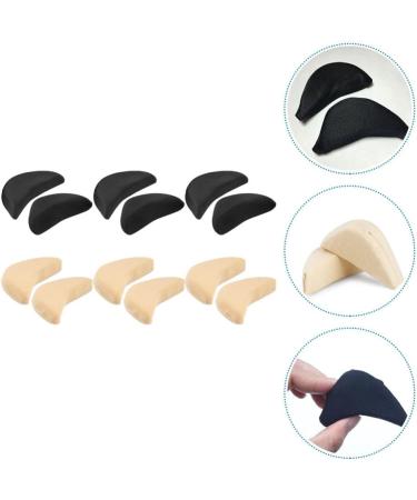 Buy 6 Pairs Sponge Toe Plug Shoe Inserts - Filler Pads for Too Big Shoes | Men's & Women's Toe Cushions & Heel Pads - International Shipping Available - Buy Online on GoSupps.com
