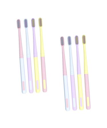 JECOMPRIS 8S Eis cream toothbrush Small head toothbrush hand toothbrush brightening toothbrush children toothbrush toothbrush adult toothbrush rubber toothbrush household lady plastic