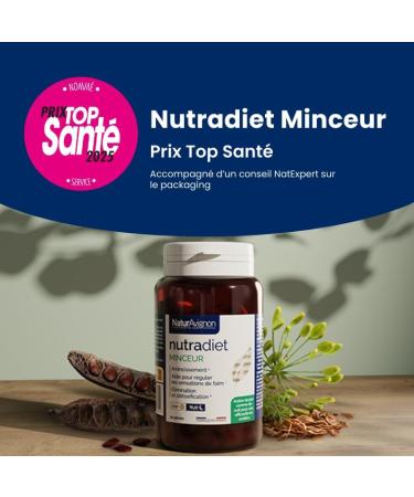 NaturAvignon Nutradiet Slimming Laboratory | Powerful and Effective Carob Slimming | Silhouette Elimination Detox Natural Hunger Cutting | Supports Weight Loss Projects | 90 Capsules - Buy Online on GoSupps.com