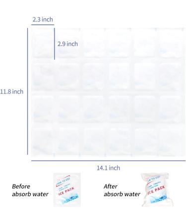 Dry Ice for Shipping Frozen Food Long-Lasting Cold Packs for Coolers Cold Therapy for Pain Relief Dry Ice Packs for Lunch Bags Sport Injuries Fresh Food Storage - 6 Sheets 6sheets - Buy Online on GoSupps.com