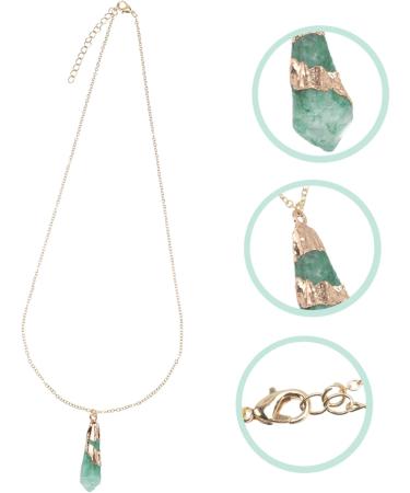 KALLORY 1pc Crystal Rough Necklace Healing Crystal Necklace Clavicle Chain Neck Decoration Grace Miss Tennis - Buy Online on GoSupps.com