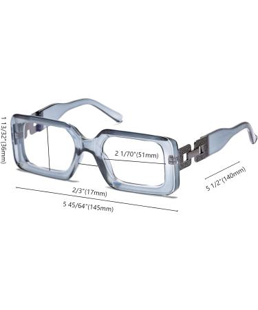 SOOLALA The Reading Glasses Company Blue Light Blocking Womens Reading Glasses Gray 1.25 x - Buy Online on GoSupps.com