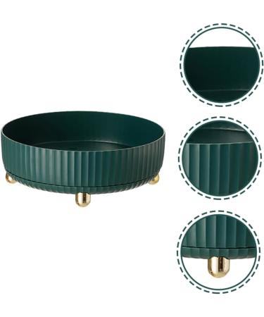  FRCOLOR FRCOLOR Cosmetic Storage Box Palettes in Sink Jewelry Tray Round Rotating Makeup Tray Household Organizer Compartment Fruit Storage Box - Buy Online on GoSupps.com