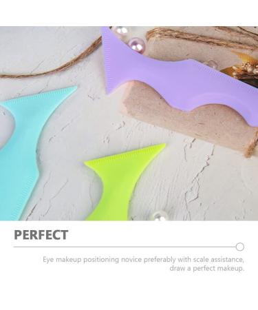 Beaupretty 2pcs Silicone Beauty Ruler & Eyeliner Stencils - Makeup Eyeshadow Shield & Eyelash Guard Tool - Buy Online on GoSupps.com