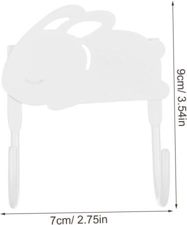 Holibanna 2pcs Shape Coat Hanging Hook Over Towel Hangers Door Racks Heavy Hanger Hooks Rabbit The Clothes - Buy Online on GoSupps.com