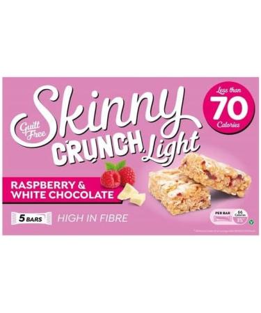 Skinny Crunch Light Variety Pack - Raspberry & White Chocolate, Salted Caramel, Chocolate Fudge Bars 5X19g - Buy Online on GoSupps.com