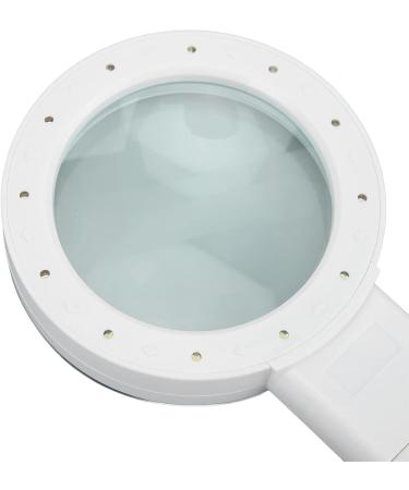 Portable Handheld Magnifier Glass Magnifier 8cm 30X Handheld Optical Magnifier High Power with 12 LED Lights Magnifiers Full of Stars - Buy Online on GoSupps.com