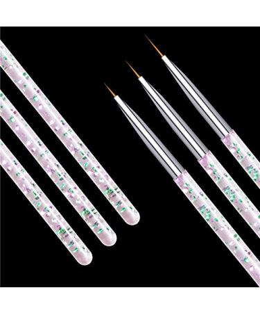 Nail Art Liner Brush Set - 6pcs Professional UV Gel Drawing Pens for Creative Nail Art | International Shipping - Buy Online on GoSupps.com