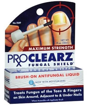 Proclearz Fungal Shield Brush-On Antifungal Liquid Maximum Strength - 1 oz Pack of 3