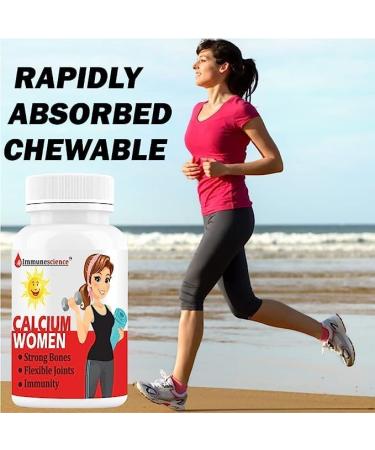 YHN Calcium Tablets for Women with Vitamin D, Magnesium, Zinc, VIT B12 - 60 Sugar Free Tablets - Buy Online on GoSupps.com