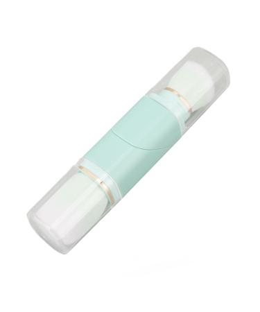 Double Head Retractable Powder Brush - Portable Makeup Brush with 360 Rotation for Travel (Blue) | Exquisite Craftsmanship - Shop Internationally - Buy Online on GoSupps.com