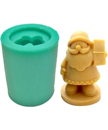 Christmas Silicone Candle Mold Santa Claus 3D Soap Mold Aroma Candle Plaster Mold Chocolate Mold Christmas Home Decor Santa Mold Silicone Chocolate Soap 3d S0098 - Buy Online on GoSupps.com