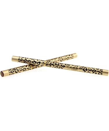 POPETPOP 2pcs set 12pcs Black Double-ended & A Leopard Pens Eyebrow Pencil Eyeliner Brush Makeup Waterproof 1 count (Pack of 1) As Shownx2pcs - Buy Online on GoSupps.com