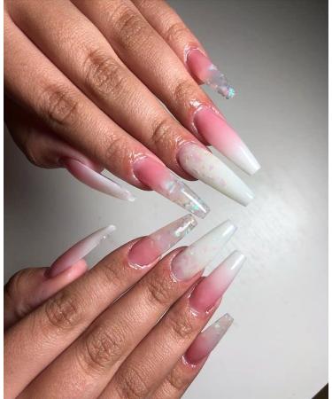 Buy Gzmayuen Poly Nail Set - Transparent Clear & White Extension Gel | 30ml Renailed Poler Poly Nail Kit for Perfect Nails - Buy Online on GoSupps.com