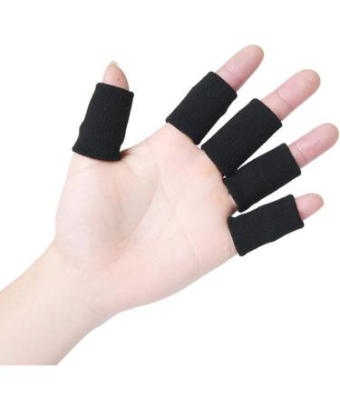 Buy Healifty Sports Finger Sleeves - 10 Piece Thumb Braces for Pain Relief Compression & Support | Ideal for Arthritis & Sports - Black - Buy Online on GoSupps.com