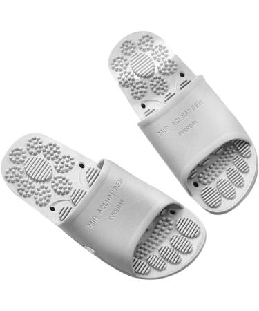 FRCOLOR 3 Pairs Massage Slippers Acupuncture Slippers Shower Sandals Slippers for Men Slippers for Men Pedicure Slippers for Bedroom Pedicure Slippers for Home Foot 27.00X11.00X5.00CMx3pcs Grey X 3 Pieces - Buy Online on GoSupps.com