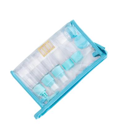 PLAFOPE 1 Set Makeup Accessories Travel Skincare Containers Soap Container Cosmetic Travel Containers Travel Containers for Toiletries Makeup Container Travel Toiletry Containers 7.5*3*1.8cm Sky-blue