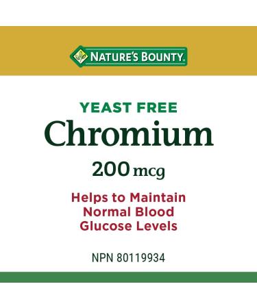 Nature's Bounty Cinnamon 500mg Pills and Herbal Health Supplement Helps Maintain Blood Sugar Levels 100 Capsules & Chromium Supplement Helps Metabolize Carbohydrates and Fats 200mcg 100 Tablets - Buy Online on GoSupps.com