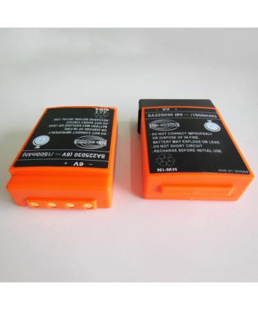 BA225030 6V 1500mAh Ni-Mh Rechargeable Battery for HBC Pump Truck | International Shipping Available - Buy Online on GoSupps.com